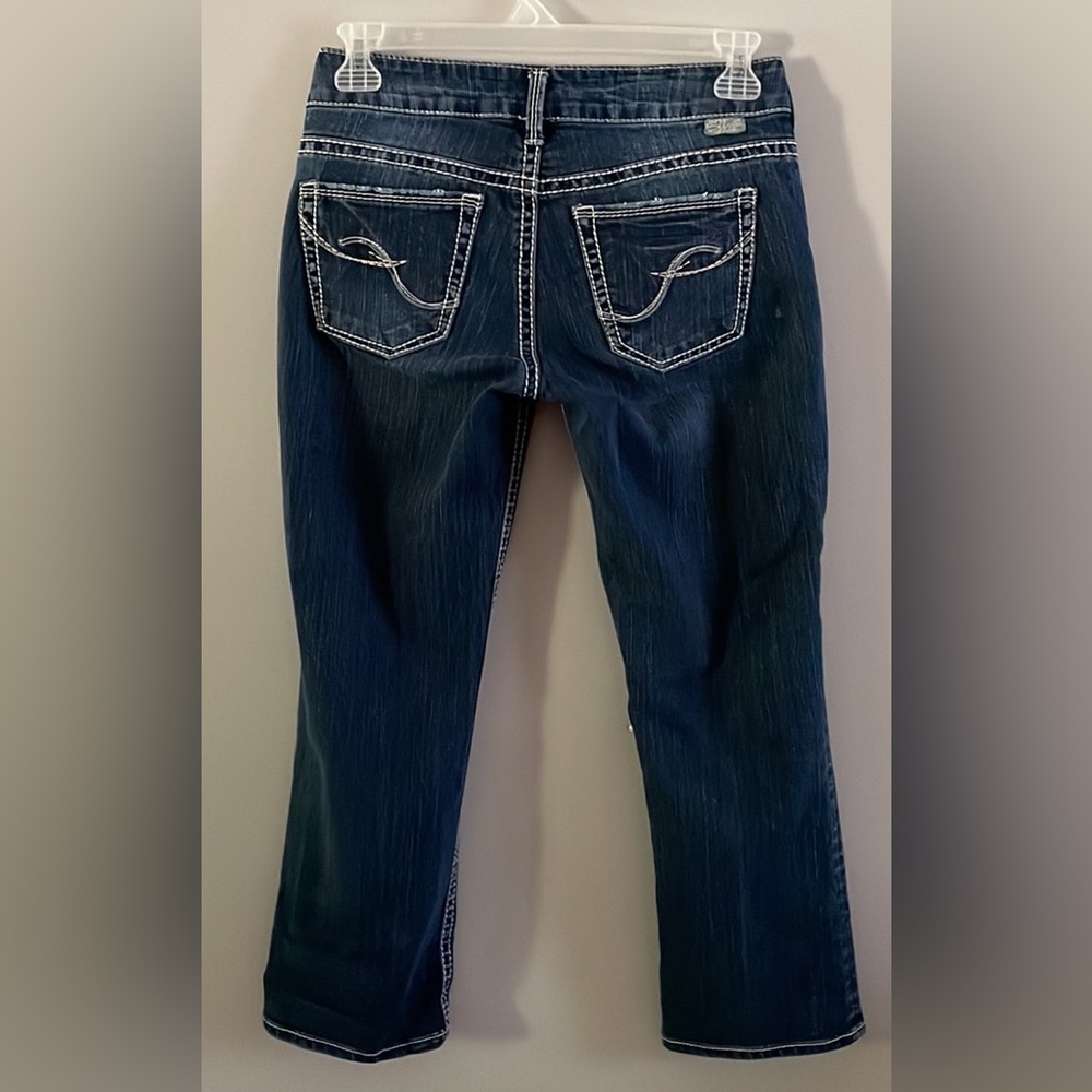Silver Suki Capri Jeans